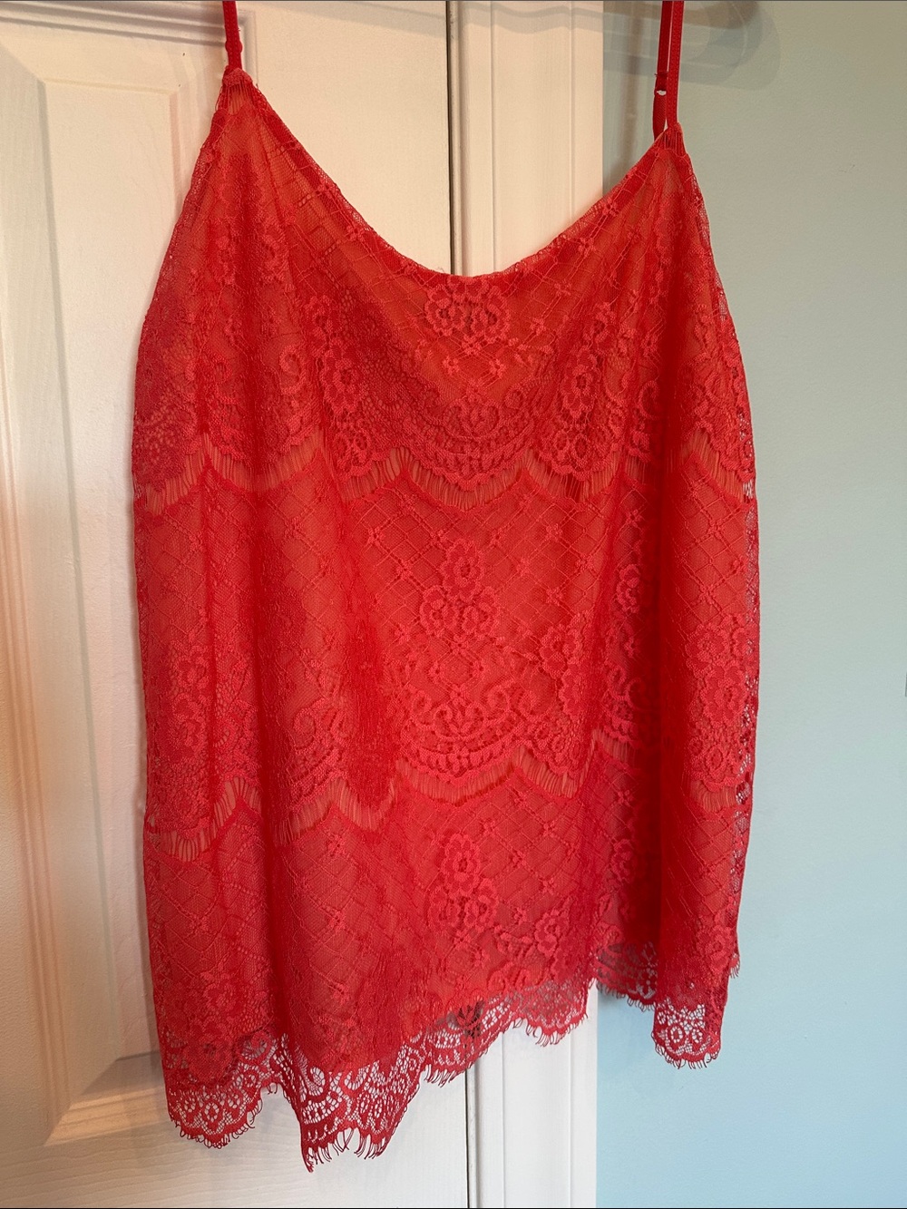 Maurices Coral Lace Cami